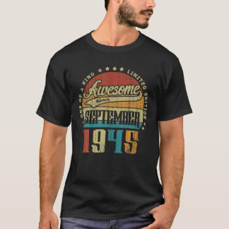 ヴィンテージ1945年9月一種素晴らし Tシャツ