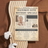 ヴィンテージ1945 80誕生日ポスター – パーソナライズされた G シーズンカード