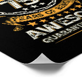 ヴィンテージ1947年75誕生日75歳 ポスター (角)