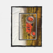 ヴィンテージ1948の場合DCのトラクターのフリースブランケット フリースブランケット (正面)