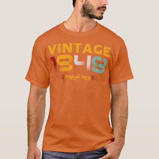 ヴィンテージ1948オリジナルパーツファミリー誕生日ギフト Tシャツ