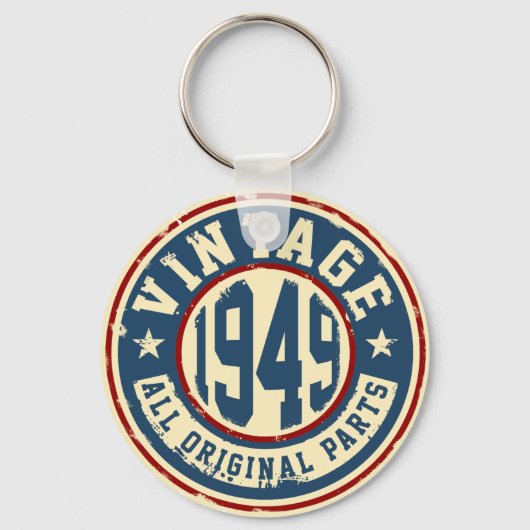 ヴィンテージ1949すべてのオリジナル部品 キーホルダー (正面)