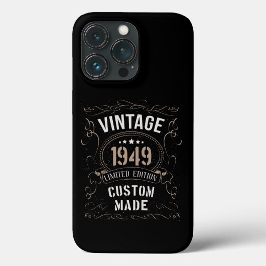 ヴィンテージ1949年限定版カスタム製 Case-Mate iPhoneケース (裏面)
