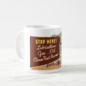 ヴィンテージ1949油ガス広告自動車!コーヒー コーヒーマグカップ (正面左)