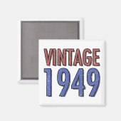 ヴィンテージ1949 70誕生日 マグネット (正面/裏面)