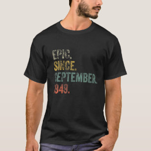 ヴィンテージ1949 9年9月19日以来73番目の誕生日叙事詩 Tシャツ