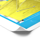 ヴィンテージ1950のレイエットヘアドライヤー美しいショップアート ポスター (角)