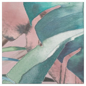 ヴィンテージ1950の鍵ラゴバナナリーフ生地 ファブリック (クローズアップ)