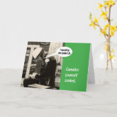 ヴィンテージ1950年の誕生日ギフトカードホルダー カード (黄色い花)