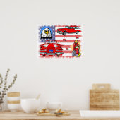 ヴィンテージ1950年代と60年代のコラージュのポスター ポスター (キッチン)