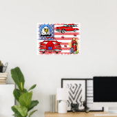 ヴィンテージ1950年代と60年代のコラージュのポスター ポスター (ホームオフィス)