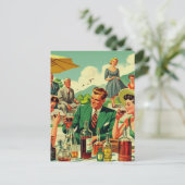 ヴィンテージ1950年代の人々の幻想 ポストカード (スタンド正面)