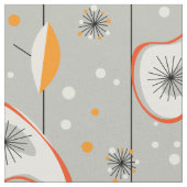 ヴィンテージ1950年代の原子中世紀モダンデザイン ファブリック (クローズアップ)