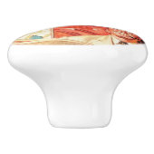 ヴィンテージ1950年代の核家族50代レトロな主婦 セラミックノブ (側面)