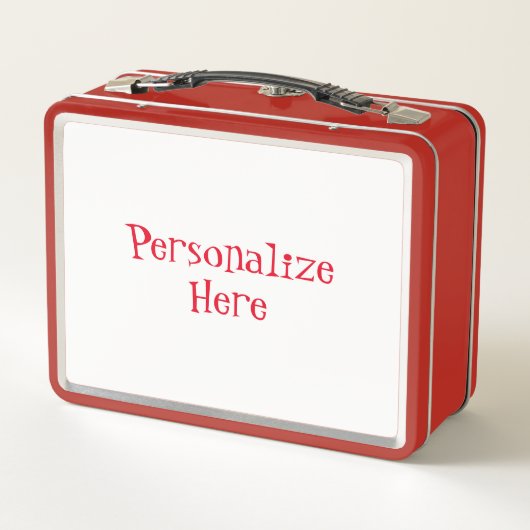 ヴィンテージ1950年代の核家族50代レトロな主婦 メタルランチボックス (裏面)