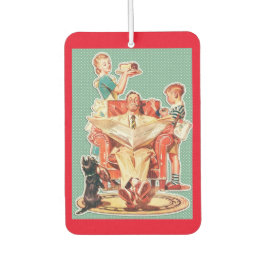 ヴィンテージ1950年代の核家族50年代のレトロな主婦 カーエアーフレッシュナー