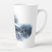 ヴィンテージ1950年代シェヴィカーデジタルアート カフェラテマグ (右)