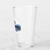 ヴィンテージ1950年代シェヴィカーデジタルアート タンブラーグラス (左)