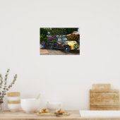 ヴィンテージ1950年代ハワイのピックアップトラック ポスター (キッチン)