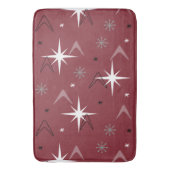 ヴィンテージ1950年代ブーメランズスターズブルゴーニュ バスマット (正面縦)