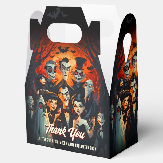 ヴィンテージ1950年代ミッドセンチュリーモダンハロウィーン フェイバーボックス (オープン)