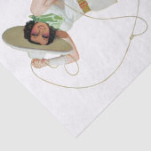 ヴィンテージ1950年代女性のカーボーイデコパージ  薄葉紙 (詳細)