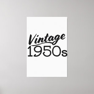 ヴィンテージ1950年代 キャンバスプリント