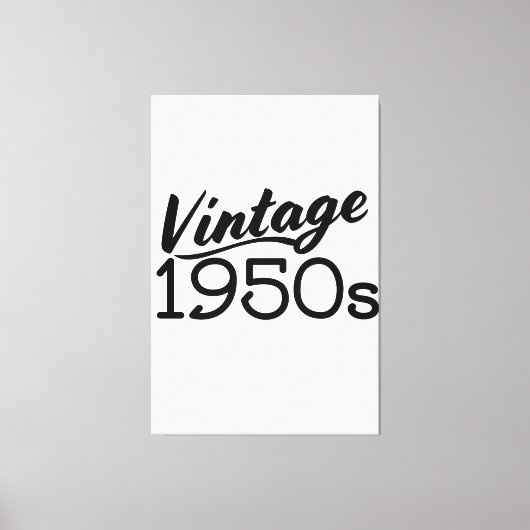 ヴィンテージ1950年代 キャンバスプリント (正面)