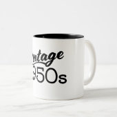 ヴィンテージ1950年代 ツートーンマグカップ (正面右)