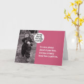 ヴィンテージ1950年誕生日ギフトカードホルダー カード (黄色い花)