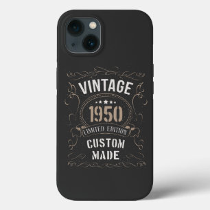 ヴィンテージ1950年限定版カスタム製 iPhone 13ケース