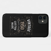 ヴィンテージ1950年限定版カスタム製 Case-Mate iPhoneケース (裏面(横))