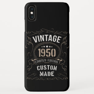 ヴィンテージ1950年限定版カスタム製 iPhone XS MAXケース