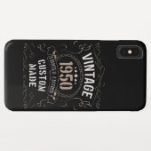 ヴィンテージ1950年限定版カスタム製 Case-Mate iPhoneケース (裏面(横))