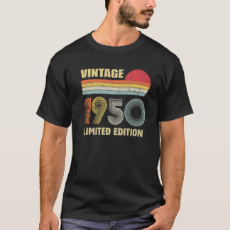 ヴィンテージ1950限定版ギフト70th誕生日 tシャツ