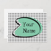 ヴィンテージ1950 すごい KINカード – ! ポストカード (正面/裏面)