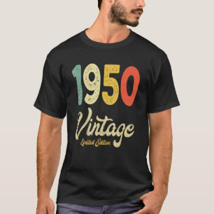 ヴィンテージ1950 72番目の誕生日ギフトレトロ72年Ol Tシャツ