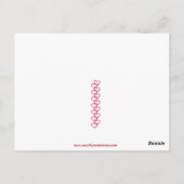 ヴィンテージ1950sオン10代の電話バレンタインポストカード ポストカード (裏面)