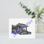 ヴィンテージ1950sサービスステーション ポストカード (スタンド正面)