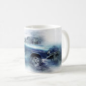 ヴィンテージ1950sシボカーDigital Art Mug コーヒーマグカップ (正面右)