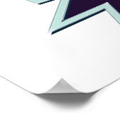 ヴィンテージ1950sスタイルSci-fiロゴ ポスター (角)