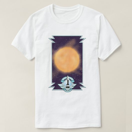 ヴィンテージ1950sスタイルSci-fiロゴ Tシャツ (デザイン正面)