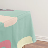 ヴィンテージ1950sタイル&正方形(春) テーブルクロス (インサイチュ)