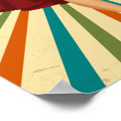 ヴィンテージ1950sピンアップガールとブルーアイポスター ポスター (角)