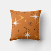 ヴィンテージ1950sブーメランズスターズオレンジ クッション (裏面)