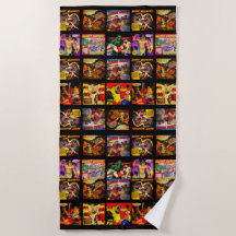 ヴィンテージ1950sホラー漫画アートパネル