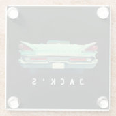 ヴィンテージ1950sマーキュリータイリツカスタムー ガラスコースター (裏面)