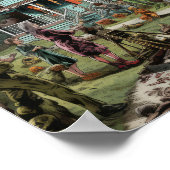 ヴィンテージ1950s漫画ブックスタイル幽霊のよく出るハウスポステ ポスター (角)