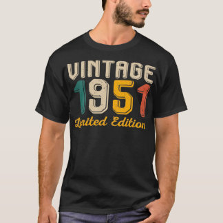ヴィンテージ1951レトロスタイル73番目の生まれin 19 tシャツ