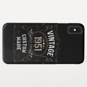ヴィンテージ1951年限定版カスタム製 Case-Mate iPhoneケース (裏面(横))